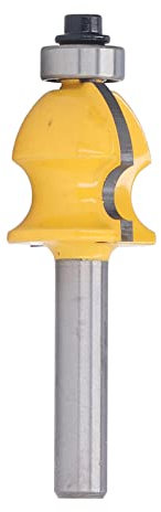 Xolsurg Architektonischer Fräser, CNC-Gehäuse, Holzbearbeitungsfräser, 25,4 mm Klingendurchmesser (1/2 Zoll Schaft)
