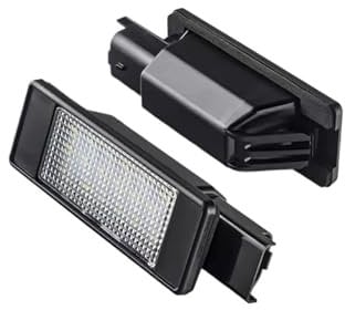 CMJAHU Fit For Citroen C5 Tourer Grand 4 Picasso C4 Cactus C3 For Peugeot 3008 208 207 6000K Car Rear LED Number License Plate Lights Canbus