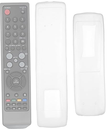 FELTECHELECTR 3Piezas Cubiertas de Silicona Transparentes para Distancia de Compatible con Televisores y Aire Acondicionado Protección contra Polvo y Diseño Flexible