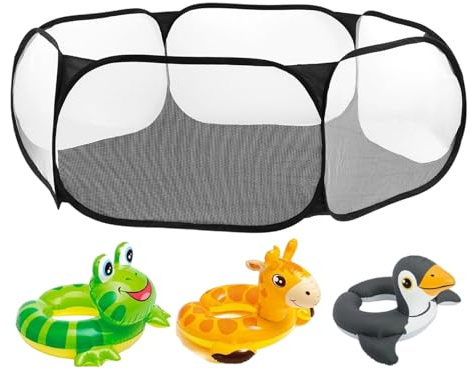 Pool Toy Storage - Foldable Mesh , Outdoor Storage Container, Waterproof Floating Equipment Holder, Portable Beach Cleaning Container, Large Capacity Shelf for Outdoor Garden Pool