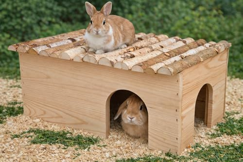 Mega großes Nagerhaus für Meerschweinchen und Kaninchen ca. 40 x 23 x 20cm