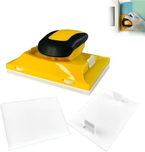 Professional Paint Edger Tool for Cutting in, Paint Edge Trimmer, Multifunctional Edger Paint Pad with 2 Replacement Pads, for Corners and Edges of Walls and Ceilings