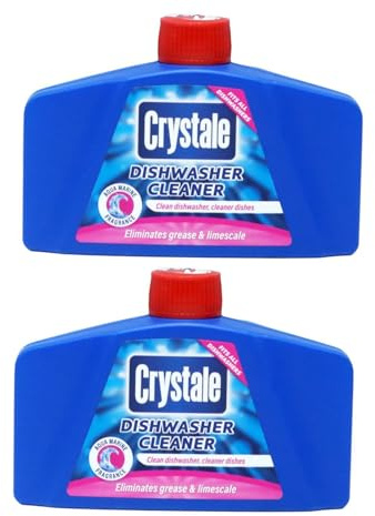 Crystale Dishwasher Cleaner 250ml x 2 pack