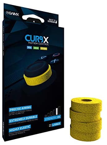 GAIMX® CURBX 200 Motion Control – Aiming Zielhilfe Aim Optimierung für Playstation 4 5 PS4 PS5 Xbox Xone Controller Zubehör Thumbstick Dämpfung (Stärke 200)
