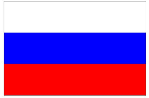 2er Set Russia Russland Flagge Fahne Aufkleber Vinyl Stickers 10cm