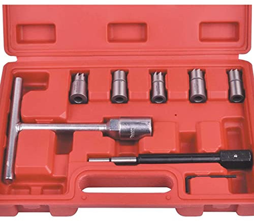 Coffret 7 pièces nettoyeur rectifieur de puits d'injecteur