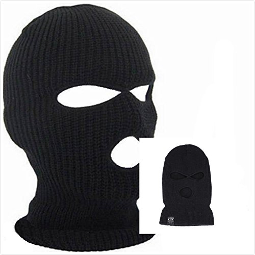 Ski Sturmmaske Sport Mütze Snowboard Kopfhaube Balaclava Sturmhaube Atmungsaktiv Kopfbedeckung für Winter Sports Motorrad Radfahren Skating (Balaclava 3-Loch)