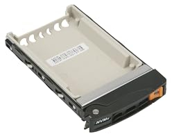 SUPERMICRO MCP-220-00127-0B Hard Drive Tray - Black/Orange