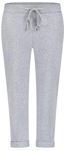 Mississhop Damen Hose Blumen Jogginghose Baumwolle Freizeithose Boyfriend Blumenprint