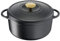 Tefal Heritage Cacerola 21 cm, Hierro Fundido, 3,3 litros, Tapa potenciadora de condensación, retención del Calor, Fuego Lento, guisos, caramelización, Apto para Todo Tipo de cocinas, Cast Iron