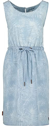 ALIFE and Kickin DojaAK Dress Damen Sommerkleid, Kleid Light Denim M
