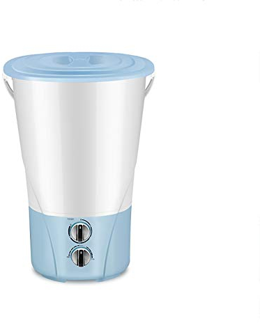 JTRHD Lavatrice portatile Bucket Lavatrice Calzini per biancheria intima per bambini, Mini lavatrice per scarpe portatile, facile da riporre (colore: blu, dimensioni: 33 x 24 x 45 cm)