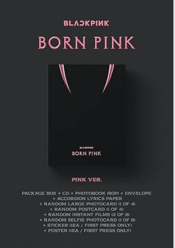 YG WORKS YG WORKS BLACKPINK 2. ALBUM – BORN PINK PINK Ver. Paket-Box-Set. Bezogen auf den Aufzählungspunkt: Mittel
