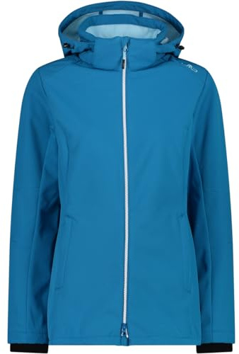 CMP Damen Damenjacke mit Kapuze und Reißverschluss Softshelljacke (1er Pack)
