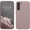 kwmobile Cover per Samsung Galaxy S23 Plus Custodia - Back Case per Smartphone in Silicone TPU - Protezione Gommata - lilla color carne