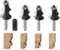 ROOCBIT 1/4 Inch Shank Architectural Molding Router Bit Drawing line Bits Woodworking Cutter Tool - 1/4, 3/8, 5/16, 1/2 4PCS