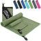 Pameil Mikrofaser Handtuch 2er Set-(160x80cm Groß Badetuch+80x40cm Klein Handtüch), Kompakt & Schnelltrocknend Microfaser Handtücher- das Sporthandtuch, Reisehandtuch, Strandhandtuch