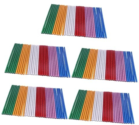 ULTECHNOVO 300 Stk Heißschmelzender Klebestift Farbige Klebestifte 7mm Klebestifte Heißschmelzklebestifte Klebestifte Für Kleber Mini-klebestifte Bastelkleber Eva Klebestreifen Heiße Schmelze