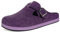 Pantofole da Uomo Pantofoles in Feltro da Donna Ciabatte in Feltro Leggero Pantofole Invernali Pantofole Piatte per Interni ed Esterni,Viola,38 EU
