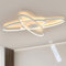 GBLY LED Deckenleuchte Dimmbar Deckenlampe: Weiß Modern Schlafzimmerlampe 75W Design Wohnzimmerlampe mit Fernbedienung Deckenbeleuchtung für Wohnzimmer Schlafzimmer Esszimmer Büro