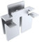 tuning-art EGA02-Q2A Edelstahl Adapterklammer Set kompatibel mit Weber Q200 | Q220 | Q240 | Q260 | Zum Einsetzen von 2-teiligen Grillrosten oder Einer Plancha | Rostfrei