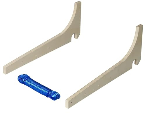 APT Wäscheleine für vertikale Rangiergriffe 3-TLG. Wohnwagen Wäscheleinenhalter Wäschetrockner