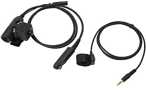Motorcycle Helmet Earpiece Kit, Walkie Talkie Helmet Earpiece Kit with Adapter 2 Way Radio Headset Earpiece for UV 9R PLUS