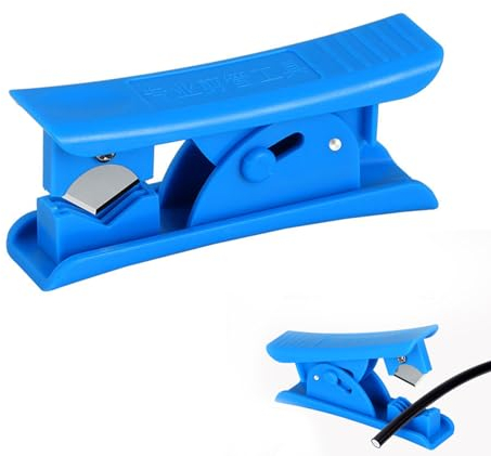 Taglia Tubi,Tagliatrice Portatile per Tubi in Plastica,Utensili da Taglio Portatili,Cesoie per Tubi in Gomma,Utensili per il Taglio dei Tubi,Strumento per Tagliare Tubi in Silicone Blu Tokaneit