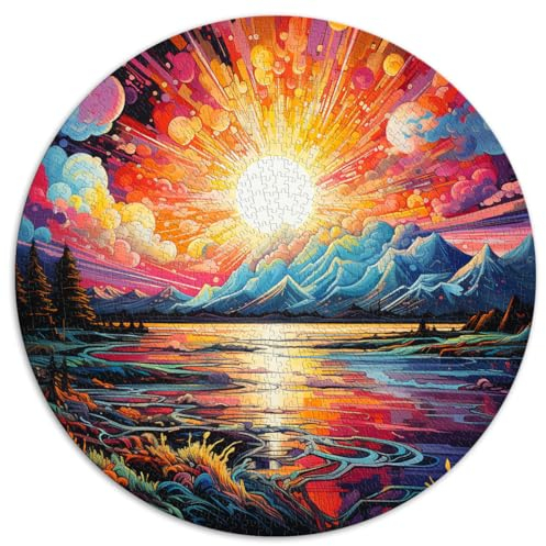 Puzzle, 1000-teiliges Puzzle für Erwachsene, Biwasee, 26,5 x 26,5 Zoll, Lernspiel, Wanddekoration, einzigartige Geburtstags