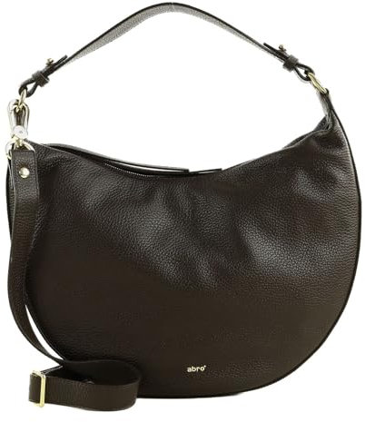Abro Leather Adria Hobo Bag Lulu Small S Dark Brown