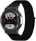 Niboow Armband Kompatibel mit Amazfit T-Rex 3, Frauen Mann Weich Atmungsaktiver Ersatzriemen, Sport Nylon Solo Loop Einstellbar Ersatzband Armbänder Kompatibel mit Amazfit T-Rex 3 - Schwarz
