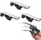 WUSJCOF 3 Stück Fidget Toys Einziehbare Wolfskrallen Mechanische Spielzeug ABS Tragbare Retractable Claws Cosplay Dekoration Party Maskerade Kunststoff Spielzeug