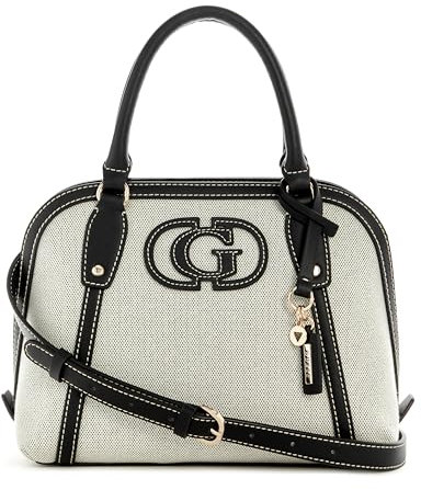 GUESS Sebina Satchel Natural/Black