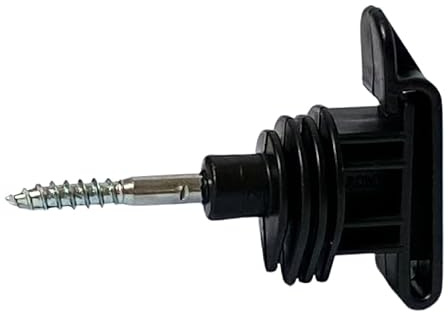 100x Weidezaun Bandisolatoren – für Breitband bis 40mm – UV-beständig wetterfest & bruchsicher – Isolatoren für Pferdezaun Koppel Stall – einfache Montage