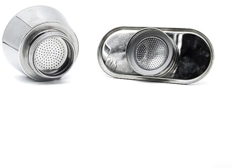 Gdfnmogo Caffettiera da 2 tazze da 100 ml, in acciaio inox, per caffè tradizionale italiano, compatibile con gas ed Elec