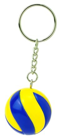 BKstuff Porte-clés Volley-Ball Basket-Ball Balle Gadgets Sport idée Cadeau pour Les Sportifs, pour équipe (Basket-Ball, Modèle 2) (Volley-ball, Modèle 1)