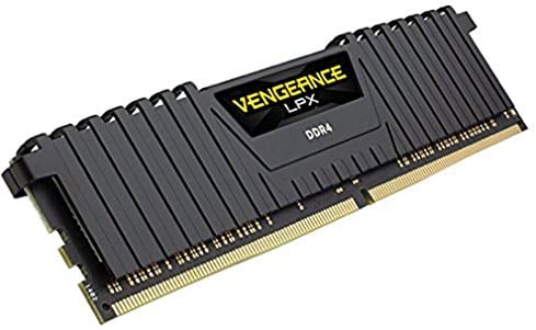 Corsair Kit de mémoire haute performance CMK16GX4M1D3000C16 Vengeance LPX 16 Go (1 x 16 Go) DDR4 3000 MHz C16 XMP 2.0 pour ordinateur de bureau, noir