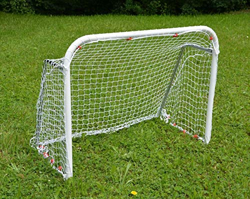 FLIXi Hockey- und Fußballtor - Tor aus Stahlrohr zum Zusammenklappen - Für Kinder und Jugendliche zum Fußball oder Streethockey als Trainingstor