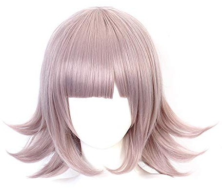 OSIAS Anime Cosplay Perücke, mit Kostenloser Perückenkappe, für Halloween, Party, Karneval, Nachtleben, Konzerte, Hochzeiten(Nanami ChiaKi)