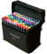ARTHEHE Alkoholfilz, 80 Farben, Zeichenstifte, Alkoholstifte, Twinmarkers, professionelles Zeichnen