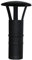 Pelletrohr DN 80mm Pellet Ofenrohr Rauchrohr Pellet Bogen 90°Wandfutter T-Stück Rosette Senotherm Lack Kamin Zubehör mit Dichtung wählbar (Regenhaube)