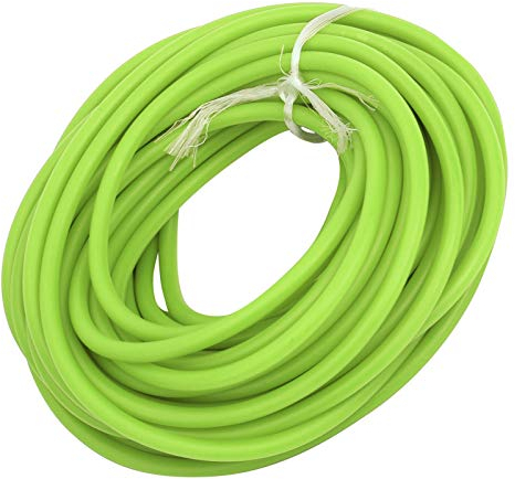 Gegong Tubo in Lattice Fionda, Tubo in Lattice da 32,8 Piedi Corda Elastica 1,7 mm ID / 4,5 mm OD per Fionda Catapulta Caccia all'aperto Fitness (Verde)