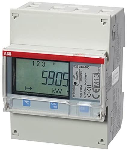 Modularer Schalter, Energiezähler B23 313-100 Silber M-Bus (Referenz: 2CMA100170R1000)