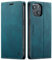 LOLFZ Wallet Case for iPhone 13, Magnetic Flip Leather Case with RFID Block Card Slots Kickstand Shockproof Protective Cover Compatible with iPhone 13 6.1 Inch - Blue