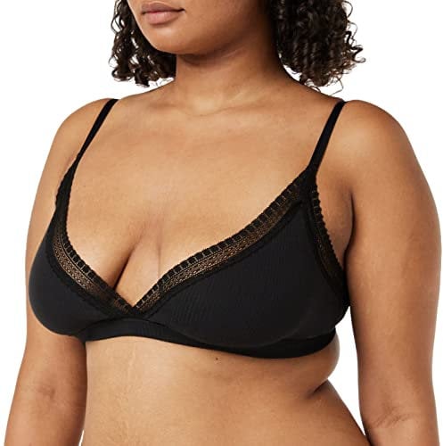 Sloggi GO Ribbed Bralette Femme, Black, L