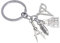 PRETYZOOM Ingenieur- Graduierungsgeschenk. Schlüssel Kette Kreative Schlüssel Ringe Schlüssel Ringe Ornamente College-abschlussgeschenke Für Sie Architektenschmuck Charme Student Handtasche