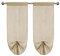 emmevi Tende Pacchetto Regolabile Coppia 2Pz Porta Finestra A Vetro Mod.TENDA_PACCHETTO 1 CONF 60X240 BEIGE