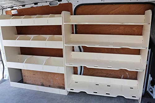 Vanify - Kompatibel mit Volkswagen Transporter T5 T6 L2 2003+ Fahrzeugeinrichtung Fahrzeugregale, Festool und hinteres Regal