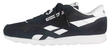 Reebok Herren Klassisches Nylon Sneaker,Cblack Ftwwht Ftwwht,46 EU