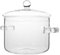 GANAZONO Glass Cooking Saucepan Stovetop Borosilicate Glass Cooking Pot with Lid and Handle Kitchen Pot for Pasta Noodle Soup Milk